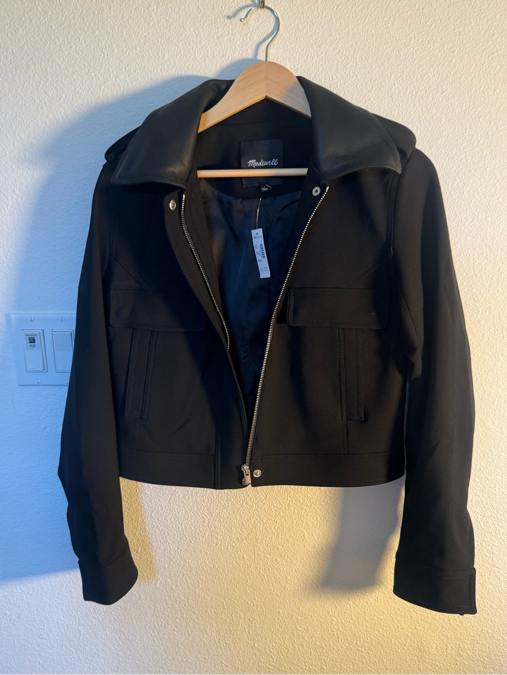 Madewell shrunken utility jacket size 4